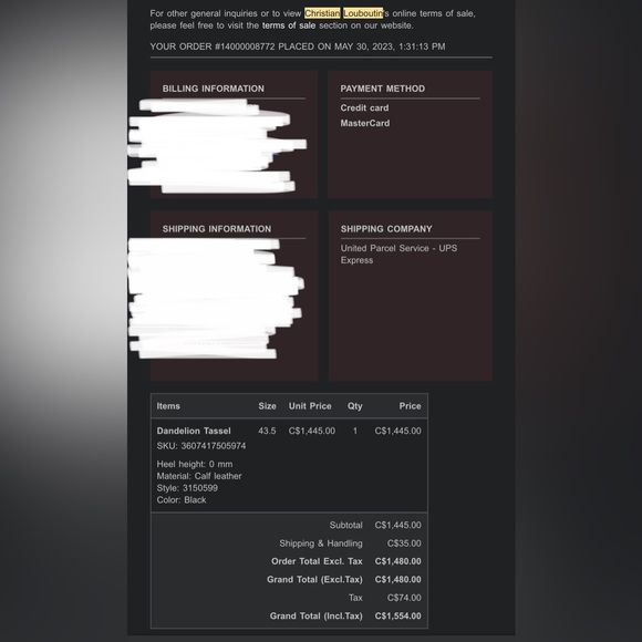 Dandelion Tassel
Loafers - Calf leather - Black
Men
C$1,445.00 - Picture 5 of 10